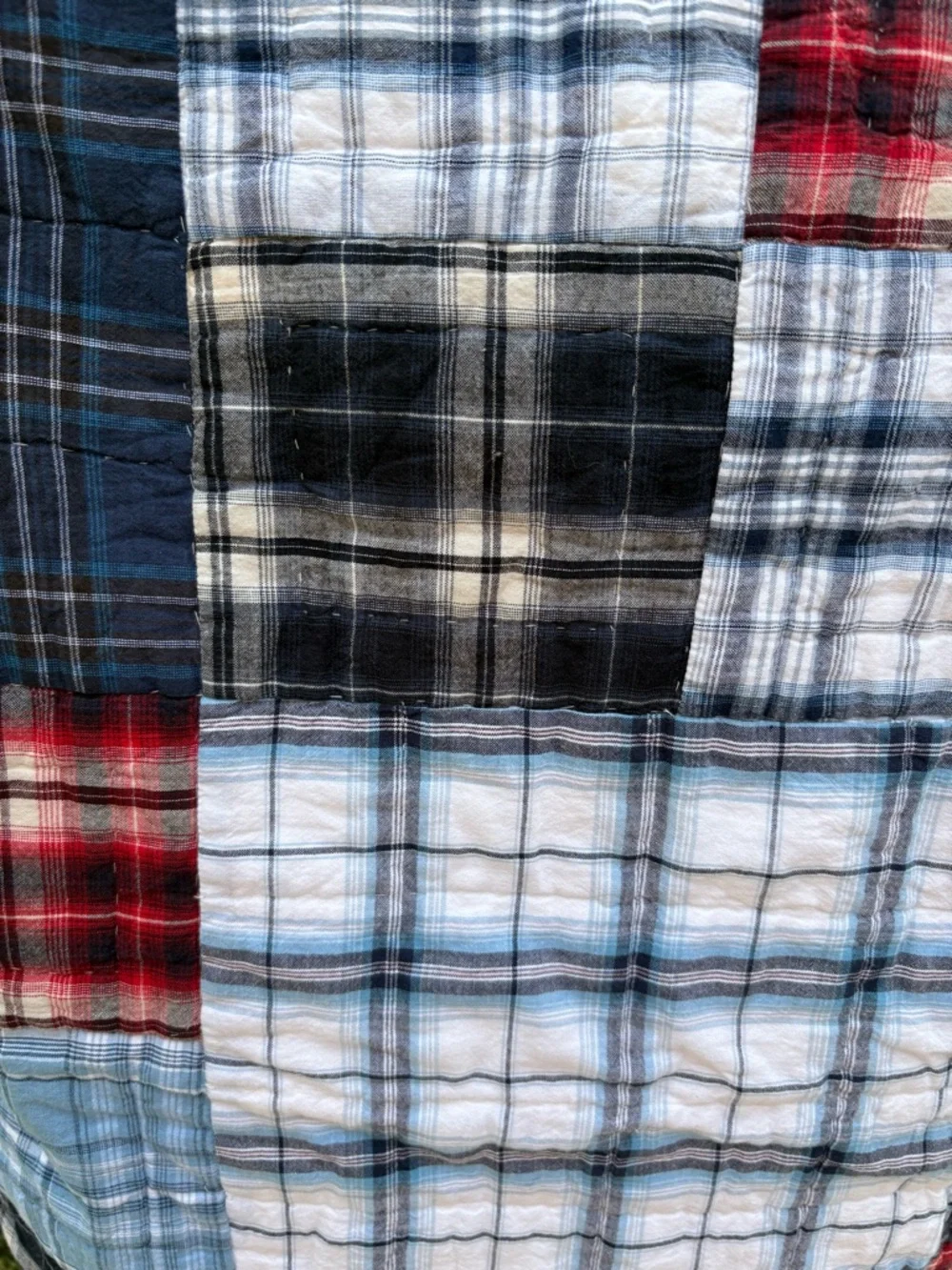 Daniel Cremieux Plaid Patchwork Standard Pillow Sham